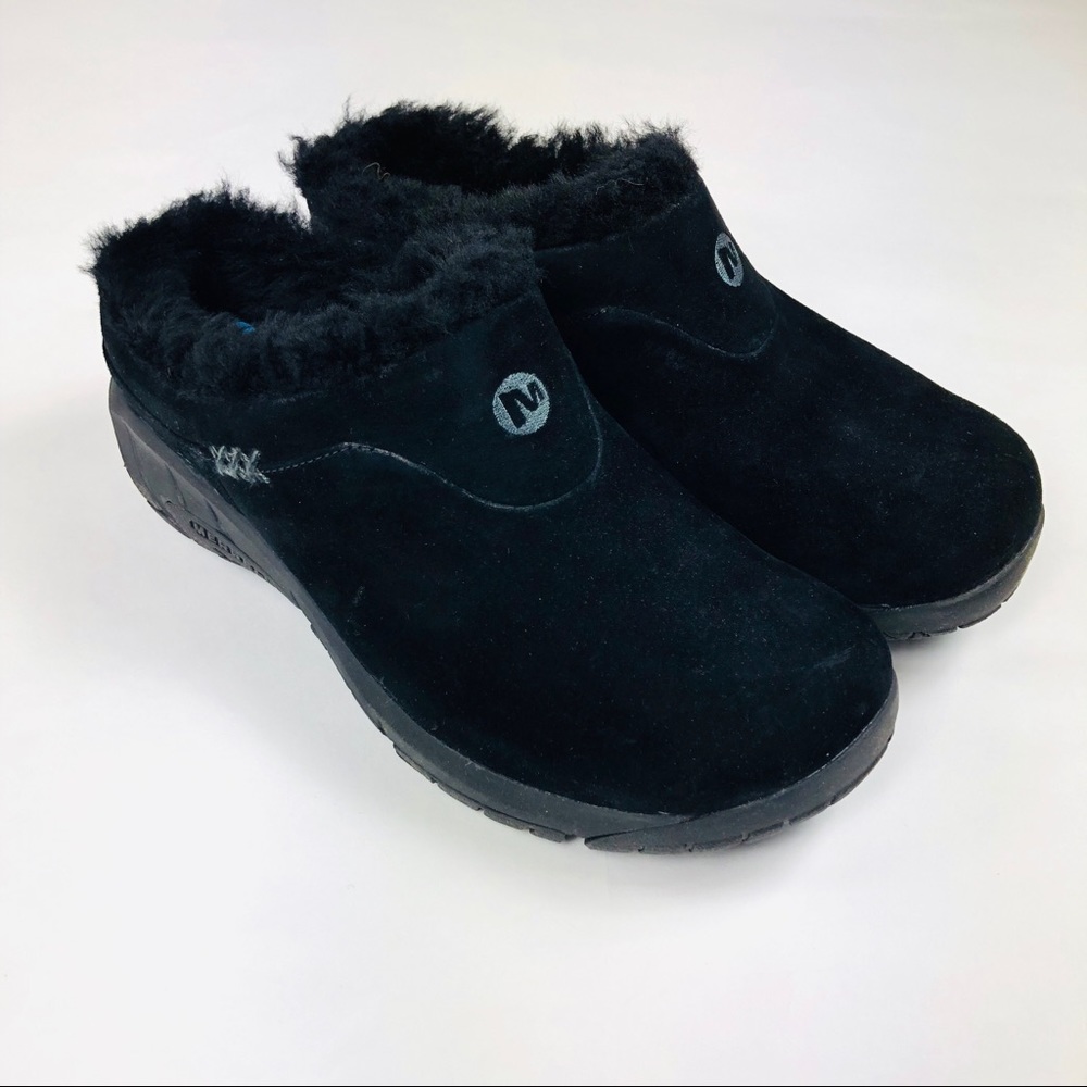 Merrell Encore Ice Merrell Black Suede Shoes New - Picture 1 of 6